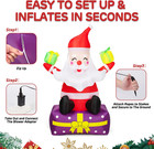 Christmas Inflatables 6 Ft Christmas Outdoor Decorations Inflatable Santa Claus