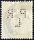 1902-11 Great Britain Edward Vii 1 1 2d Violet   Green Stamp Used Vf  Sc 129