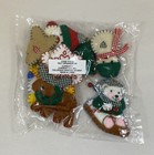 30  Current Felt Christmas Ornaments New Santa  Reindeer  Snowmen  Stars  Etc
