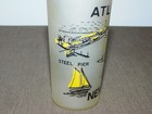 Vintage 4 3 4  Atlantic City New Jersey Steel Pier Convention Hall Frosted Glass