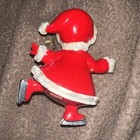Vintage Skating Mrs  Claus Ornament Made In Japan Celluloid