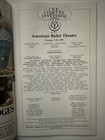 Vintage 1989 New York City American Ballet Playbill   Theater Program 