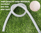 3 4 Id X 1 Od Braided Clear Pvc Vinyl Tubing Hose 10 Ft Reinforced