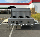 New 300k Btu Three Hole Wok Range Chinese Cuisine Nsf Natural Gas Commercial