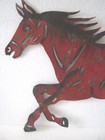 Antique Old Iron Running Horse Weather Vane Open Work Weathervane