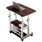 3 Tier Laptop Desk Hospital Table Rolling Cart Height Adjustable Over Bed Stand
