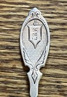 American Coin Silver Old Style Pickle Fork Twist Shield Handle No Maker 1860