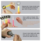 Tactical Chem Lights With Holders And Carabiner Clip 6 Ultra Bright Glow Stic   