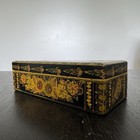 Vintage Olinala Hand Painted Mexican Lacquer Trinket Box