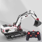 22ch Huina 1 14 1594 Rc Metal Excavator Toys Model Radio Light Battery Sound