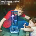 Bubble Jellyfish Lamp Color Changing Fish Tank W remote Usb battery Mood Light