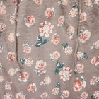 Lucky Brand Shirt Womens Medium Gray Long Sleeve Floral Boho Peasant 100  Cotton