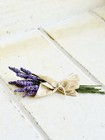 Miniature 1 12 Scale Market Lavender Bouquet   Handcrafted