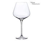 Wine Glasses Set Of 4 - Hand Blown Italian Style Crystal Clear Glass With Stem -