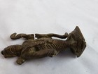 Antique   Vintage Hindu   India Figurine  Bronze 3   Part Of Collection