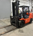 Toyota 7fgu70  15 000lbs Forklift - Side Shift  Fork Postioning  6380 Hours