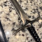 Double Edge Blade Dagger 440 Stainless Steel W sheath Used Very Good Fs