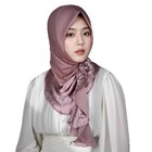 Solid Color Shawl Headscarf Muslim Women Headwear Wrap Stoles Instant Hijab New