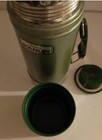 Vintage Aladdin Stanley Thermos No  A-1350b 24 Oz  Wide Mouth Green