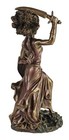 8 1 2  Orisha Obba W Sword Santeria Yoruba River God African Statue Bronze Color