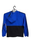 Adidas Boy s Long Sleeve Black And Blue Fleece Hooded Sweatshirt Size L