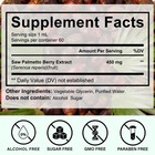 60ml Saw Palmetto Oil Drops - Pure Vegan For Prostate Health And Vitality