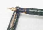 1940s Conklin Toledo Fountain Pen Green Striated 14k Nib 5 