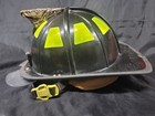 Vintage Msa Cairns 1044 Fireman Firefighter Rescue Helmet   Brass Eagle