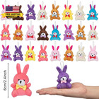 24 Pcs Filled Easter Eggs With Plush Bunny colorful Easter Eggs Prefilled With P
