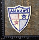 Vintage Panama Country Flag Travel Souvenir Embroidered Patch 1960   s Felt