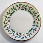 Lenox Holiday Holly China Collection   Dinner Plate  Cup And Saucer  Ornament