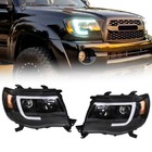 Labwork Right left Headlights For Toyota Tacoma 2005-2011 Led Projector Black