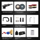 Spta 5-inch  125 Mm  Dual-action Random Track Car Polisher  Car Detailing Kit 