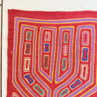 Panama Kuna Original Mola Folk Art Reverse Applique Textile Handmade 22x17