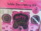 3 Happy Birthday Table Decorations New Party 66 Total Pc Centerpiece Confetti