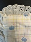 Baby Pillow Decor Bunnies Pastel Stripes Nursery Decor