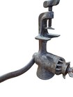 Rare Early 1900s Antique Cast Iron Meat Grinder Made In England Still Works 