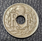 1919 France 10 Centimes Coin