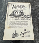 Vintage Iroquois Indian Head Beer Table Top   Tent Fold Out Sign Buffalo Ny