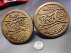 Pair Of Pepsi-cola Walk Safely Street Advertisement 1920s Birmingham Al Antique