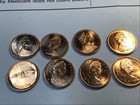 8 Coins 1867-1967 Canadian Pennies One Cent Uncirculated  8 Coins  Canada Goose