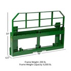 Titan Attachments Pro Series Pallet Fork Frame  Hook And Pin Mounting Style