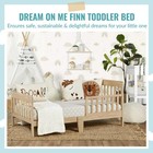 Vintage Toddler Bed White Oak Bedroom Rustic Countryside Pinewood Kids Unisex