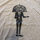 Unisex Counting Crows Umbrella Band Logo Grey Size Medium Nwot