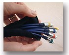 1 Inch Snakeskin Cable Management Kit - Black - 20 Ft Contractor Pack