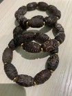 3pcs Wow Tibetan Old Dragon Vein Agate Dzi  1-9eyed  Beads Bracelets