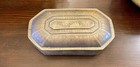 Antique Handmade Islamic Bronze Mughal Style Floral Engraved Betel Box