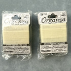 Bucilla Organza Ribbon Embroidery 55  Silk 45  Nylon Lot Of 84 Various Colors