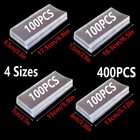 400pcs Currency Sleeves 4 Sizes Plastic Bill Holders Collector Grade Archive Set