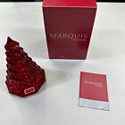 Marquis By Waterford Crystal 6 5  Large Glossy Red  Christmas Tree